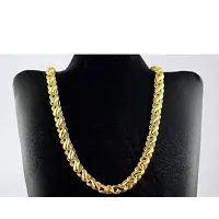 Shimmering Golden Brass Chains For Women And Men-thumb1