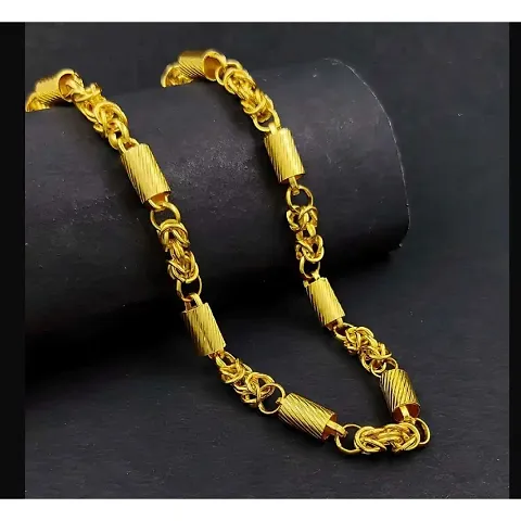 Alluring Brass Golden Chain For Men