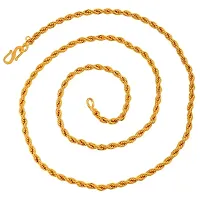 Shimmering Golden Brass Chains For Women And Men-thumb1