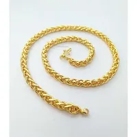 Shimmering Golden Brass Chains For Women And Men-thumb1