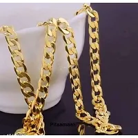 Shimmering Golden Brass Chains For Women And Men-thumb2