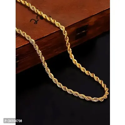 Shimmering Golden Brass Chains For Women And Men-thumb3