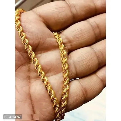 Shimmering Golden Brass Chains For Women And Men-thumb0