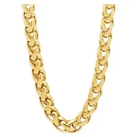 Shimmering Golden Brass Chains For Men-thumb1