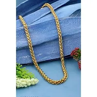 Shimmering Golden Brass Chains For Men-thumb2