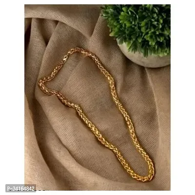 Shimmering Golden Brass Chains For Men-thumb2