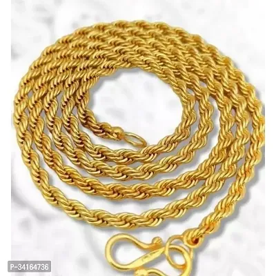 Shimmering Golden Brass Chains For Women And Men-thumb0