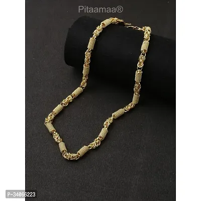 Beautiful Brass Golden Chain For Men-thumb0