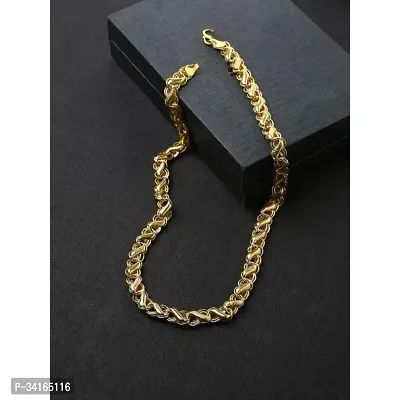 Shimmering Golden Brass Chains For Men-thumb2