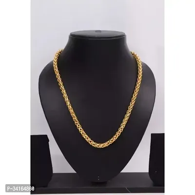 Shimmering Golden Brass Chains For Men-thumb2