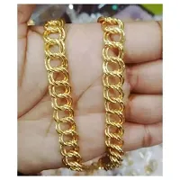 Shimmering Golden Brass Chains For Women And Men-thumb2