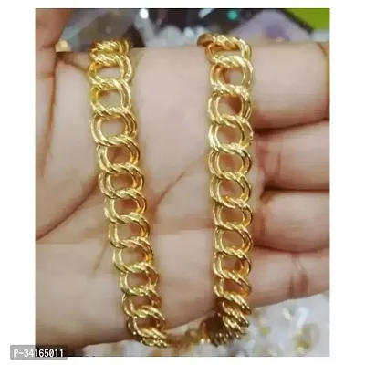 Shimmering Golden Brass Chains For Women And Men-thumb3