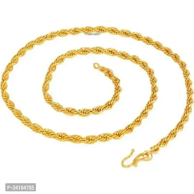 Shimmering Golden Brass Chains For Men-thumb0