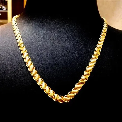 Stylish Alloy Golden Chain For Men