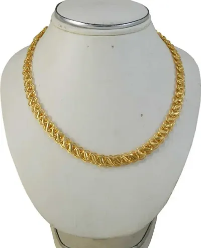 Stylish Most Popular Beautiful Design Golden light Gold Plated  Alloy Chain