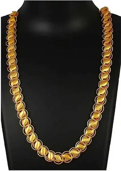 Trendy Designer Gold Plated Men's Chain