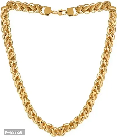 Trendy & Fancy Men Gold-plated Plated Metal Chain