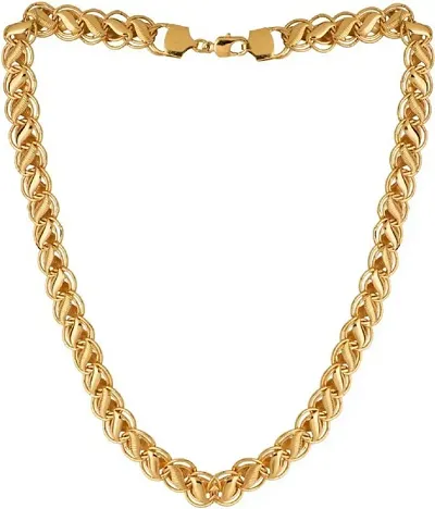 Trendy Designer Alloy Gold Plated Chain