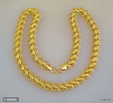 Trendy  Fancy Men Gold-plated Plated Metal Chain