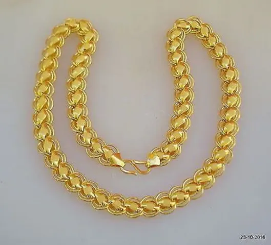 Stylish Alloy Golden Chain For Men