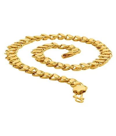 Trendy Designer Gold Plated Men's Chain