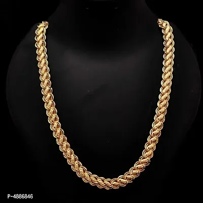 Trendy Gold Plated Metal Chain For Men-thumb0