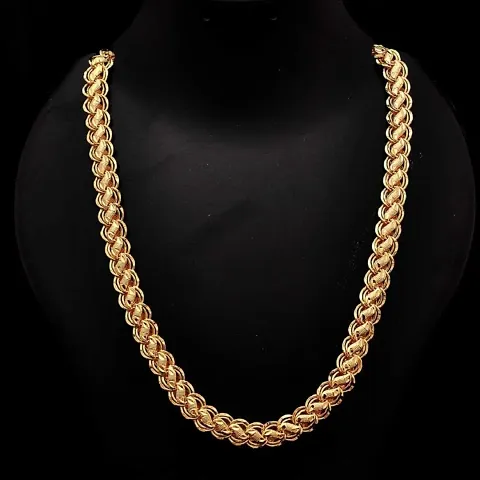 Stylish Alloy Golden Chain For Men