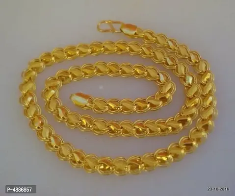 Trendy  Fancy Men Gold-plated Plated Metal Chain