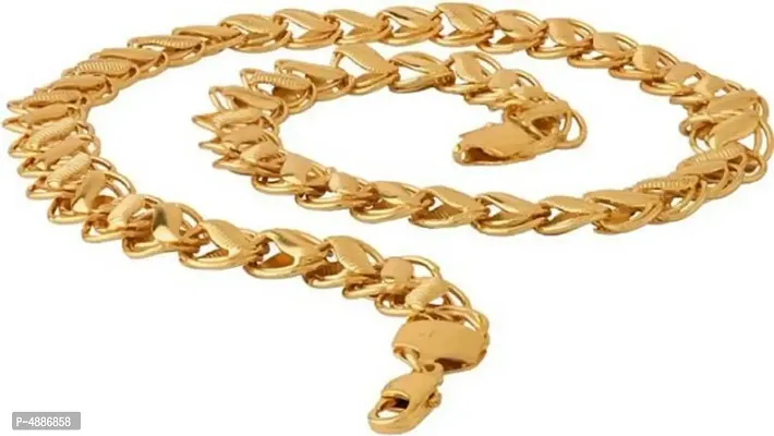 Trendy & Fancy Men Gold-plated Plated Metal Chain