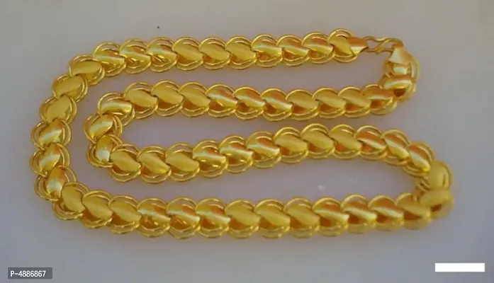 Trendy  Fancy Men Gold-plated Plated Metal Chain