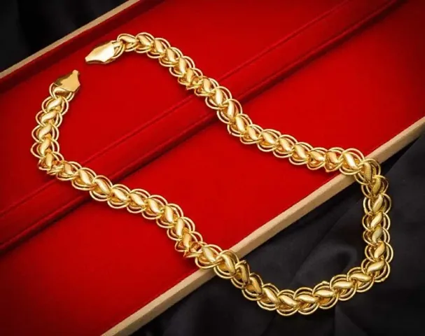 Stylish Alloy Golden Chain For Men
