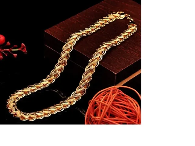 Trendy Designer Alloy Gold Plated Chain