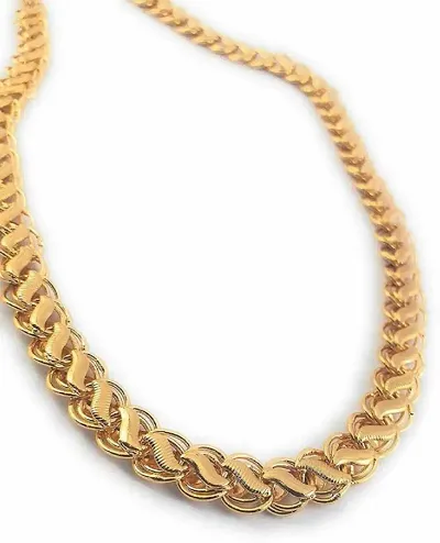 Trendy Designer Alloy Gold Plated Chain