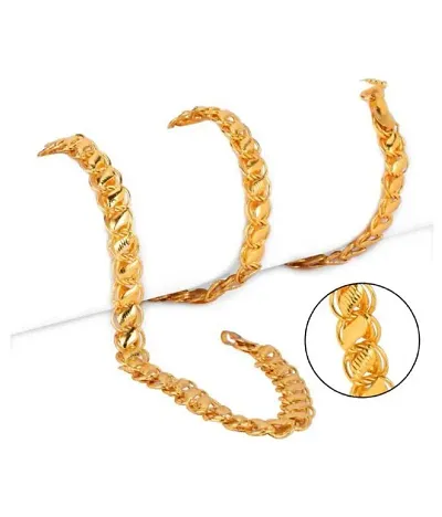 Trendy Designer Alloy Gold Plated Chain