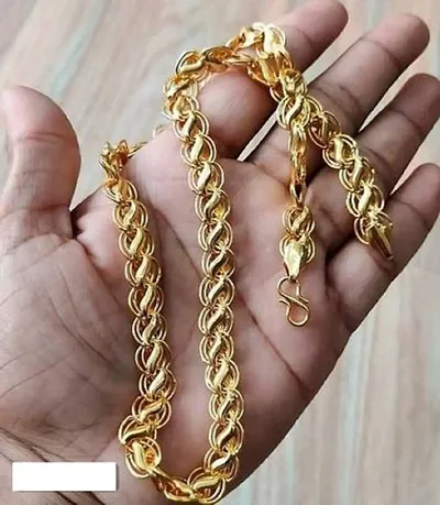 Stylish Brass Golden Chain For Men