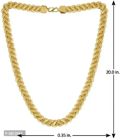 Stylish Trendy Most Popular Beautiful Design Golden light Gold Plated  Alloy Chain-thumb0