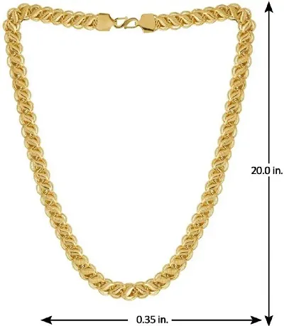 Trendy Designer Alloy Gold Plated Chain