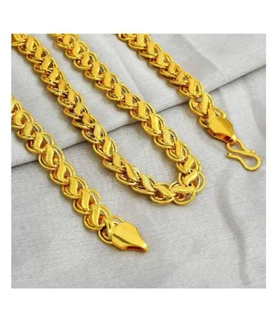 Trendy Most Popular Beautiful Design Golden light Gold Plated  Alloy Chain