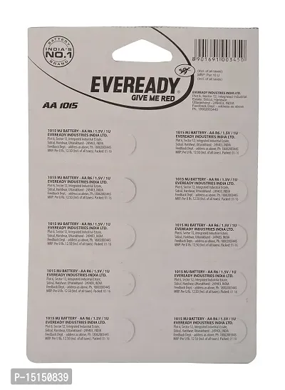 Eveready Heavy Duty AA Battery1015, Pack of 10-thumb2
