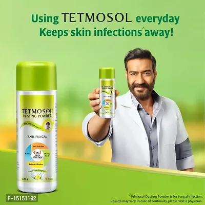 Tetmosol Anti-fungal Dusting Powder - for daily use - fights skin infections, prickly heat, itching - 100gms-thumb5