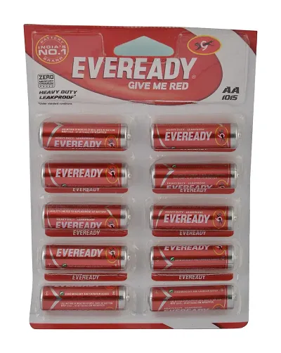 Eveready Heavy Duty AA Battery1015, Pack of 10