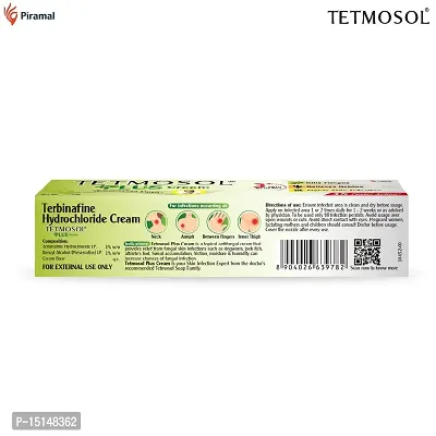 Tetmosol Plus Cream - topical antifungal cream - kills fungus, relieves itching, fights skin infections - Pack of 4 (4 x 10g)-thumb5