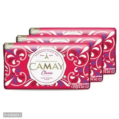 International Camay Classic Fragrance Bar Soap 125 g (Pack of 3)