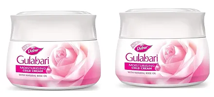 Dab-ur Gulabari Moisturizing Cold Cream (Skin Moisturizers) -55ml (Pack Of 2)