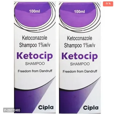 Ketocip 1% Shampoo, 100 ml Pack of 2