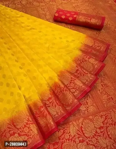 Classic Art Silk Saree with Blouse Piece for Women-thumb0