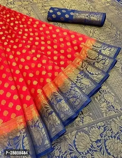 Classic Art Silk Saree with Blouse Piece for Women-thumb0