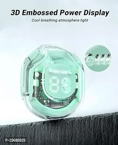 Ultrapods 2 pro TWS Earbud, Bluetooth Earbuds with Display, Transparent Design, 30 Hrs Playtime with Fast (Green)-thumb4