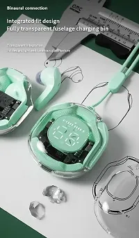 Ultrapods 2 pro TWS Earbud, Bluetooth Earbuds with Display, Transparent Design, 30 Hrs Playtime with Fast (Green)-thumb2