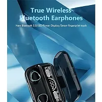 M10 TWS Bluetooth 5.1 Earphone Charging boxwireless Earbuds Stereo Sports Bluetooth Headphones Waterproof with Microphone True Wireless Bluetooth in Ear Headset (Black) (M-10)-thumb2